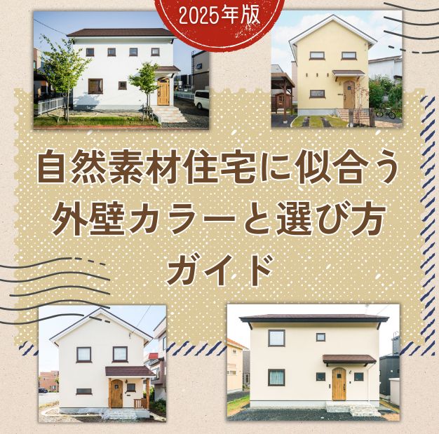 2025年版｜自然素材住宅に似合う外壁カラーと選び方ガイド