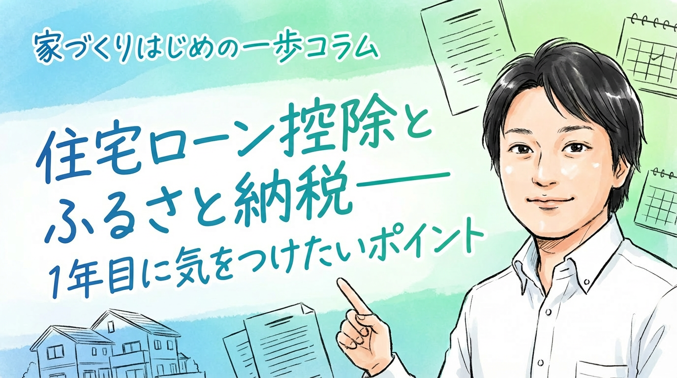 住宅ローン控除とふるさと納税――1年目に気をつけたいポイント