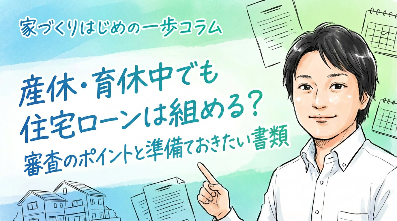 産休・育休中でも住宅ローンは組める?審査のポイントと準備しておきたい書類