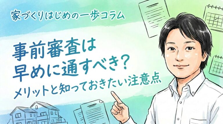 事前審査は早めに通すべき?メリットと知っておきたい注意点